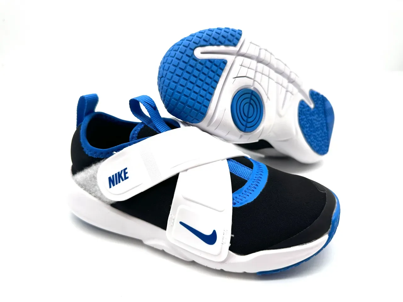 Nike White Purple Strap-Closure Low-Top Lifestyle Sneakers 17