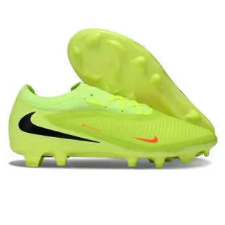 Nike Amarelo Preto Low-Cut Upper Sintético Cage Chuteiras de Futebol para Superfície Firme