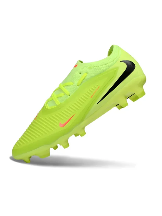 Nike হলুদ কালো লো-কাট সিন্থেটিক কেজ আপার ফার্ম-গ্রাউন্ড ফুটবল জুতো 3
