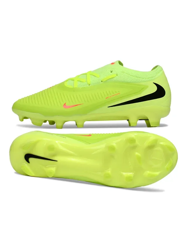 Nike হলুদ কালো লো-কাট সিন্থেটিক কেজ আপার ফার্ম-গ্রাউন্ড ফুটবল জুতো 7