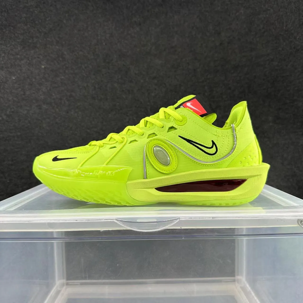Nike Zoom Freak Neon Lime Red बास्केटबॉल जूते 2