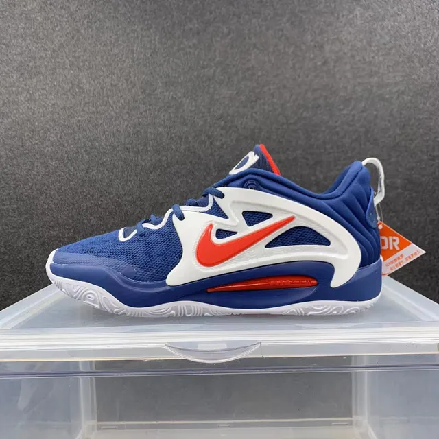 Nike Zoom GT Cut Dark Blue White Orange Chaussures de Basketball 2