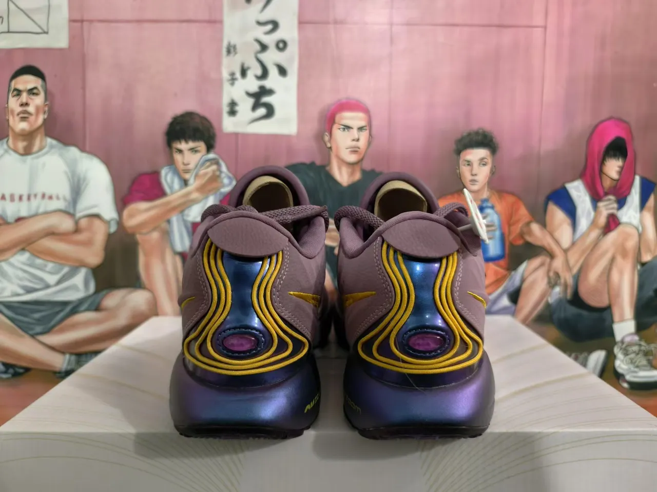 Nike Zoom GT Cut बैंगनी सोने के बास्केटबॉल जूते 2