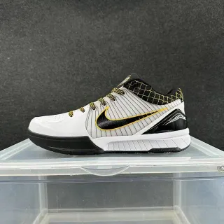 Nike Zoom Kobe IV White Black Gold बास्केटबॉल जूते