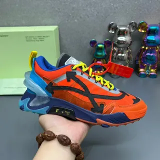 Off-White Arrow Runner Bright Orange Blue Yellow Chunky Sneakers