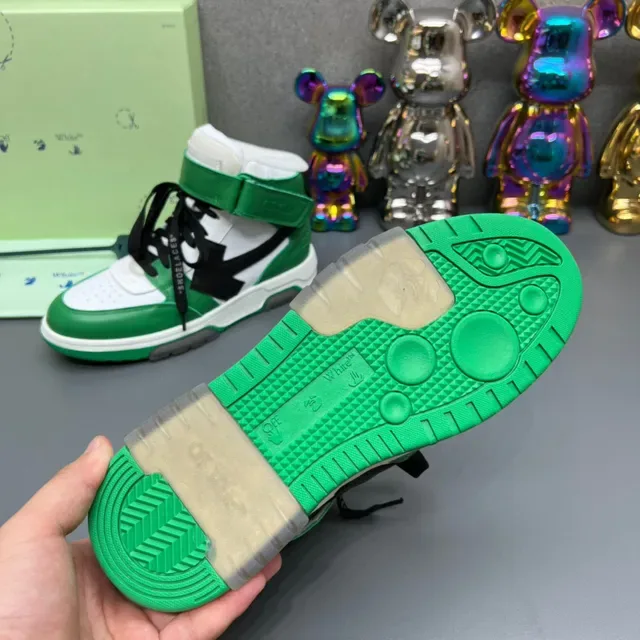 Off-White Zapatillas Altas Verdes Correa Industrial Lifestyle 3