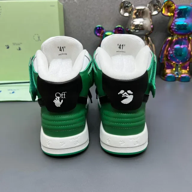 Off-White Zapatillas Altas Verdes Correa Industrial Lifestyle 4