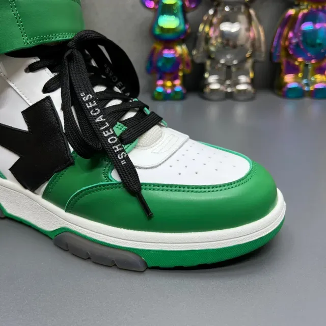 Off-White Zapatillas Altas Verdes Correa Industrial Lifestyle 7