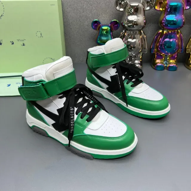 Off-White Zapatillas Altas Verdes Correa Industrial Lifestyle 8