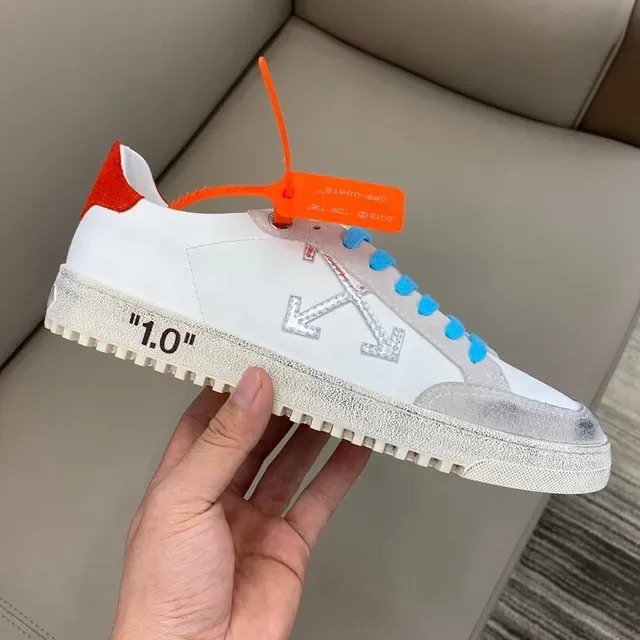 Off-White The Ten Blue Deconstructed Industrial Lifestyle Sneakers 4