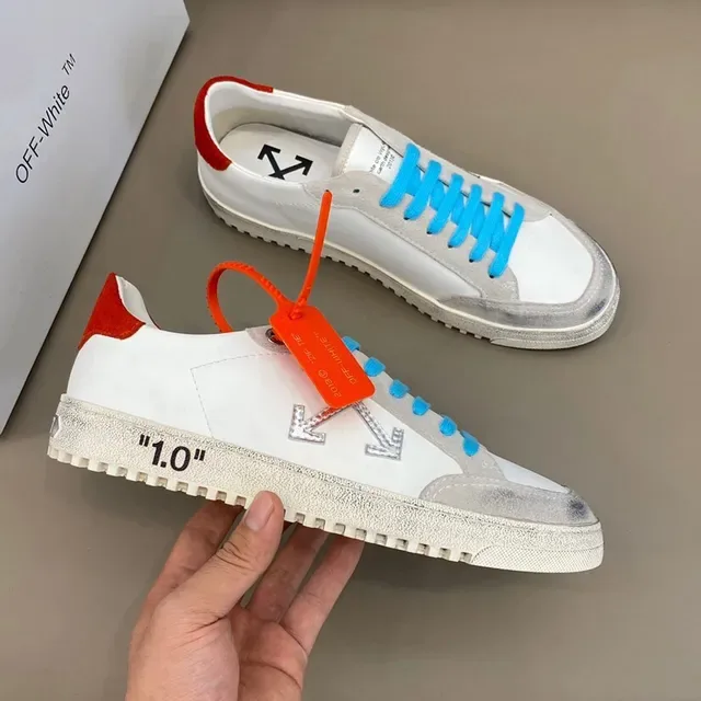 Off-White The Ten Blue Deconstructed Industrial Lifestyle Sneakers 6