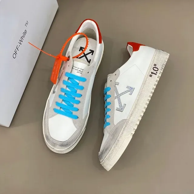 Off-White The Ten Blue Deconstructed Industrial Lifestyle Sneakers 7