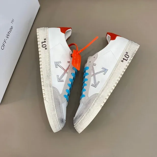 Off-White The Ten Blue Deconstructed Industrial Lifestyle Sneakers 8