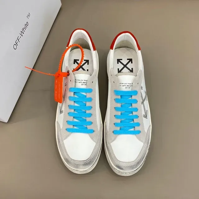 Off-White The Ten Blue Deconstructed Industrial Lifestyle Sneakers 9