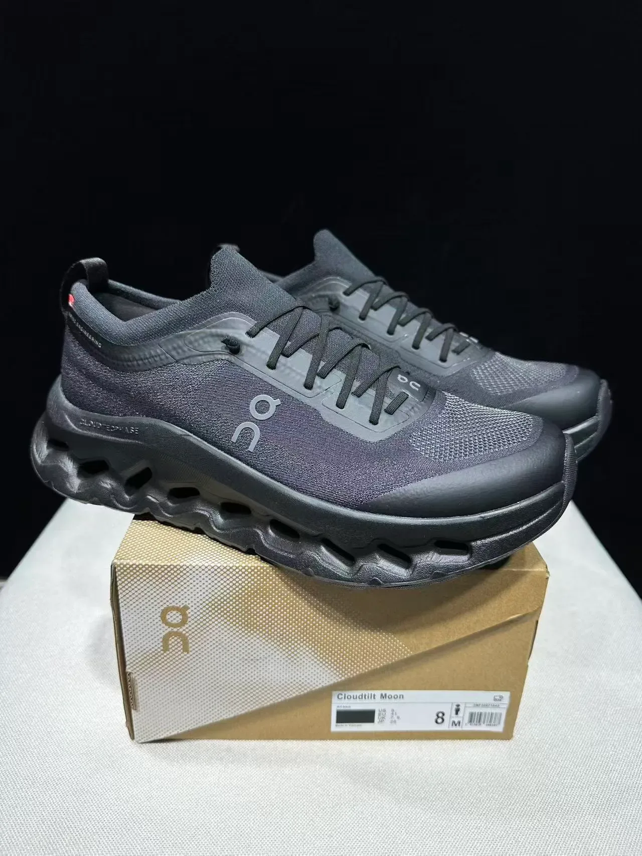 On Cloudmonster monocromo gris zapatillas estilo de vida 8