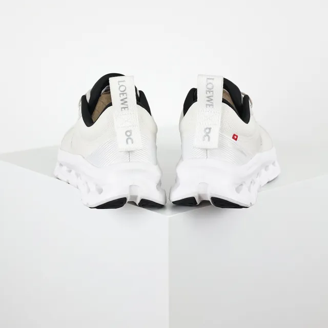 On Cloudmonster Off-White and Black Lifestyle Sneakers 8