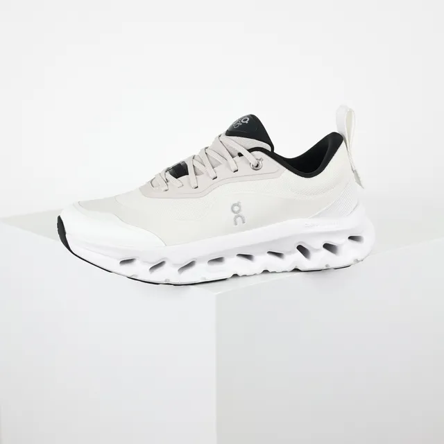 On Cloudmonster Off-White and Black Lifestyle Sneakers 9