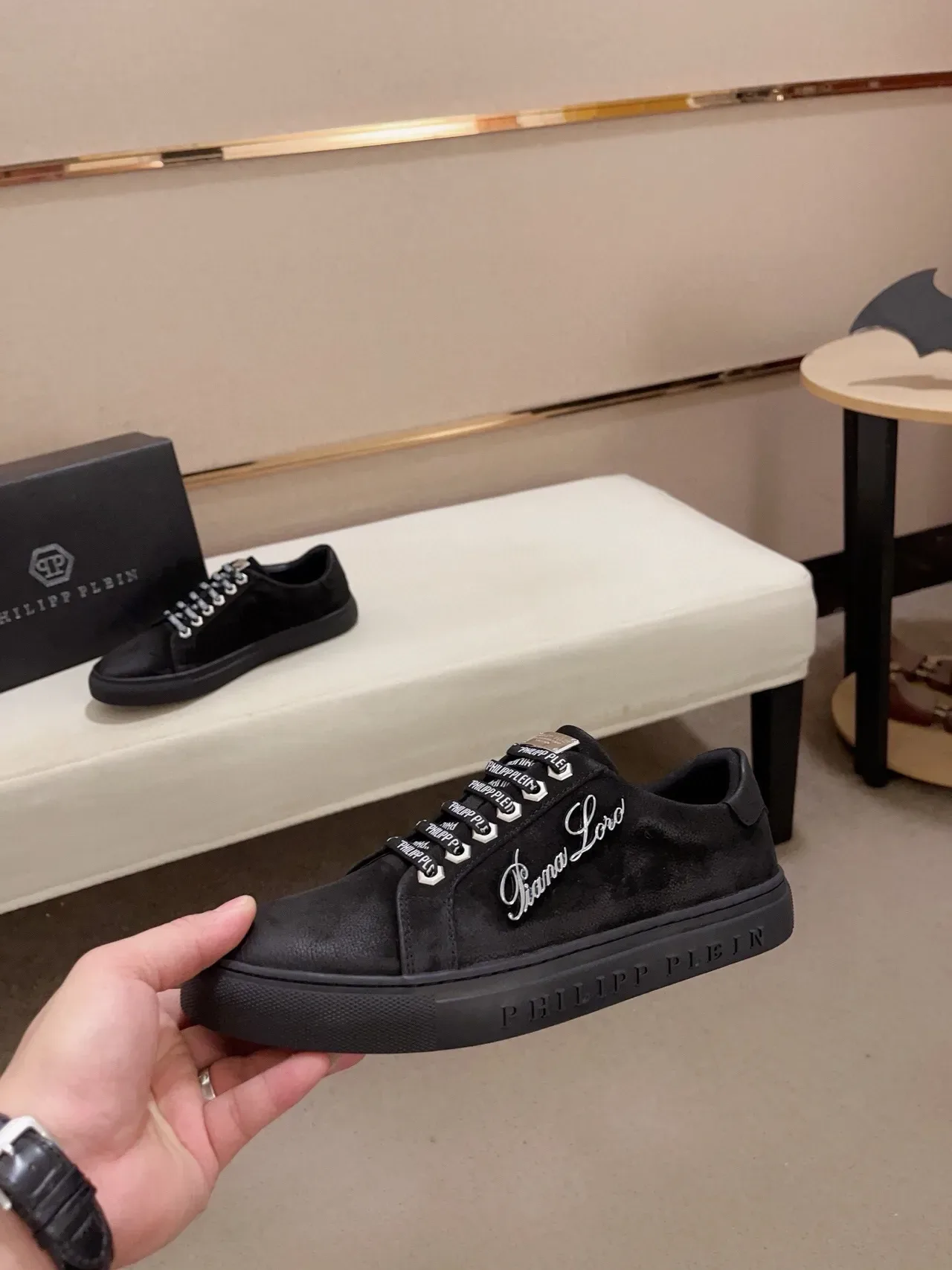 Philipp Plein Gianna Loro Sneakers Lifestyle Noires Brodées 4