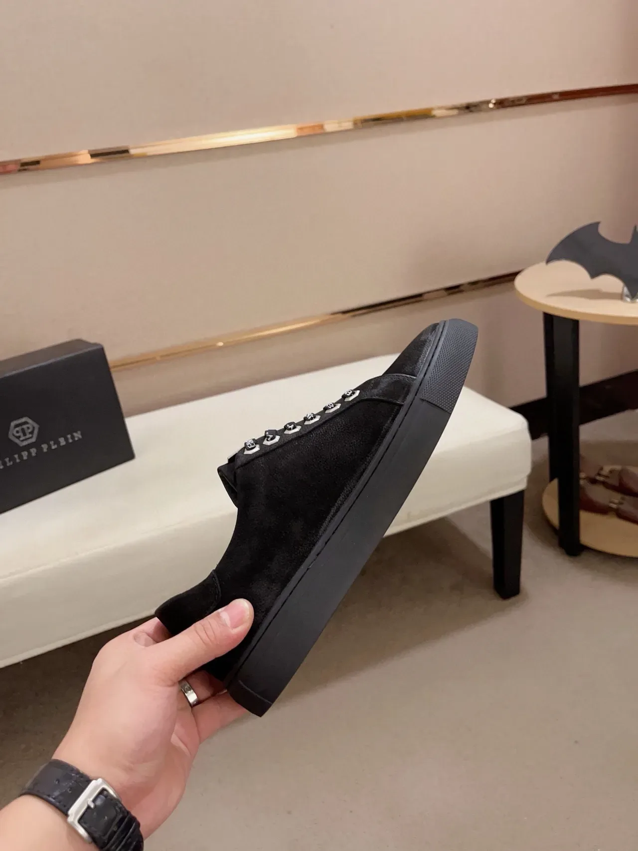 Philipp Plein Gianna Loro Sneakers Lifestyle Noires Brodées 6
