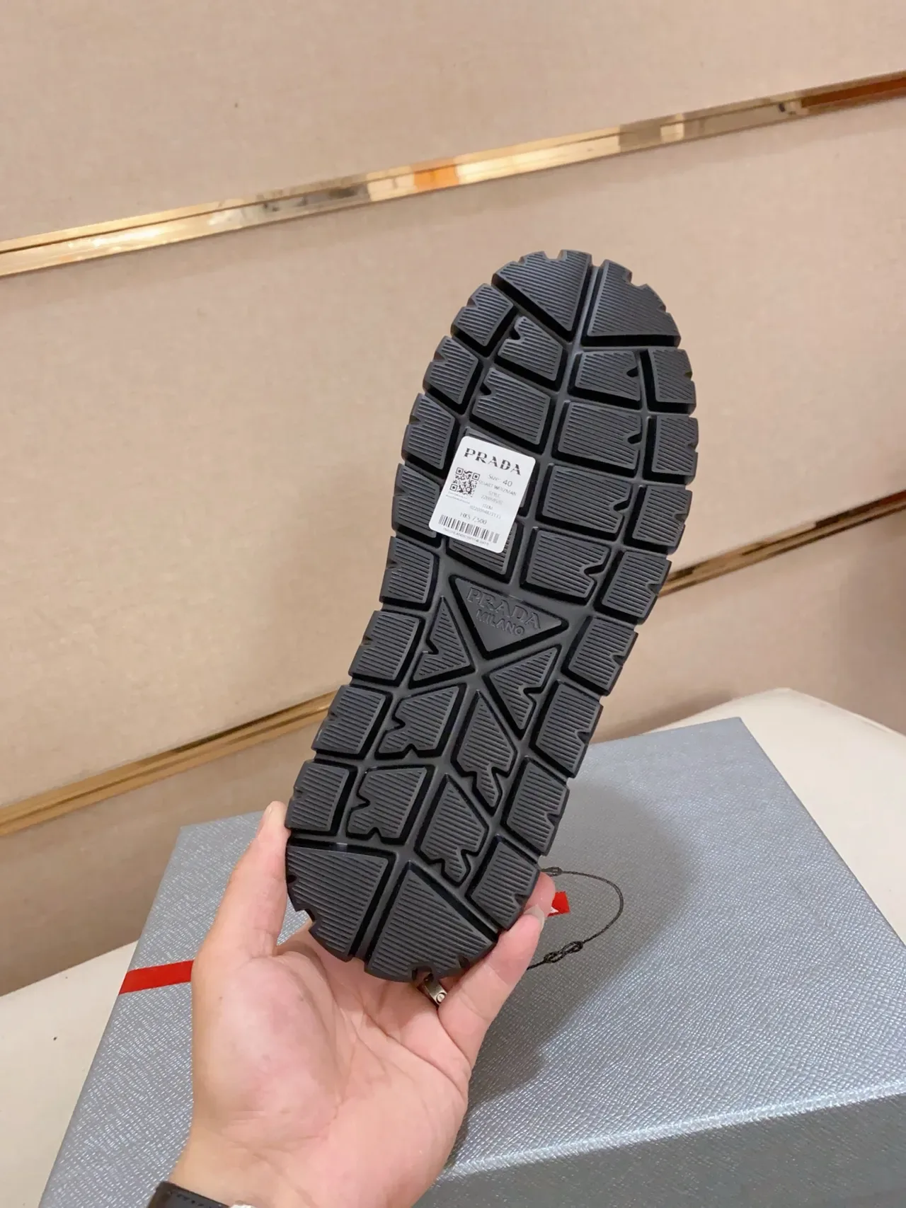 Prada Cloudbust Black Quilted Chunky Sneakers 3