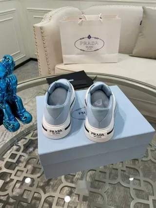 Prada Cloudbust Light Blue Platform Lifestyle Sneakers 5