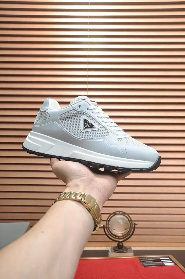 Prada Cloudbust Light Gray Lifestyle Sneakers 2