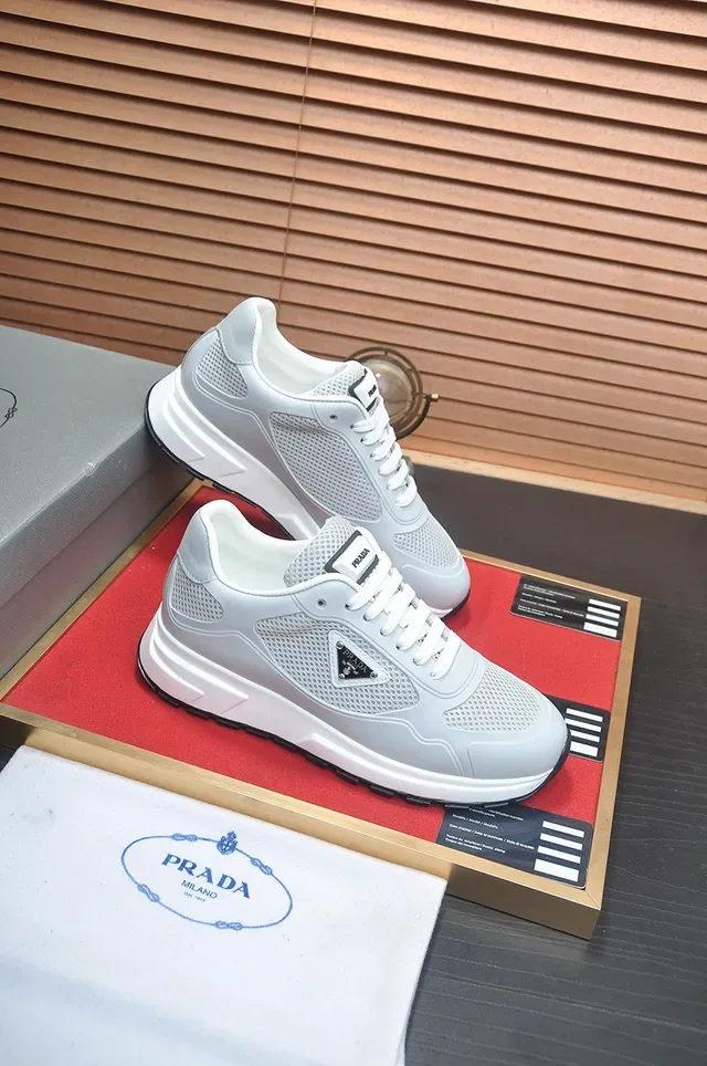 Prada Cloudbust Light Gray Lifestyle Sneakers 6