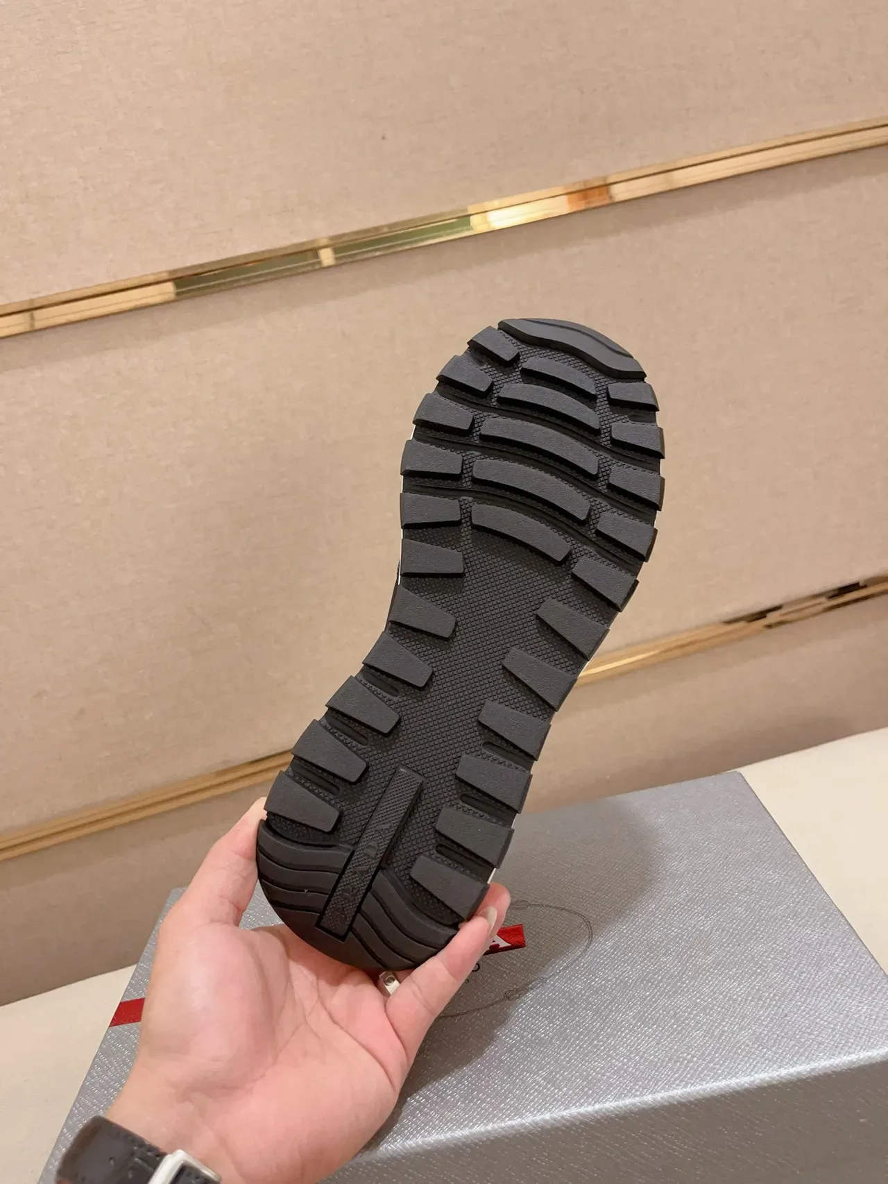 Prada Cloudbust Olive Nylon Chunky Sneakers 2