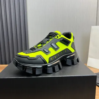 Prada Cloudbust Thunder Neon Lime Green मोटे स्नीकर