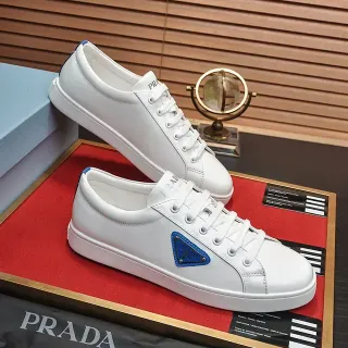 Prada Cloudbust Thunder White and Blue Lifestyle Sneakers
