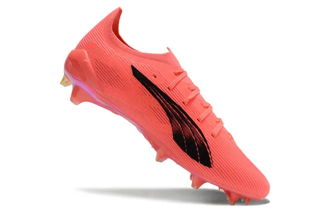 Puma Future Z কমলা গোলাপী লো-কাট মোল্ডেড-স্টাড টেক্সচার্ড সিন্থেটিক উপর ফার্ম-গ্রাউন্ড সকার শু 3