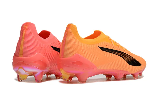 Puma Future Z কমলা গোলাপী লো-কাট মোল্ডেড-স্টাড টেক্সচার্ড সিন্থেটিক উপর ফার্ম-গ্রাউন্ড সকার শু 6