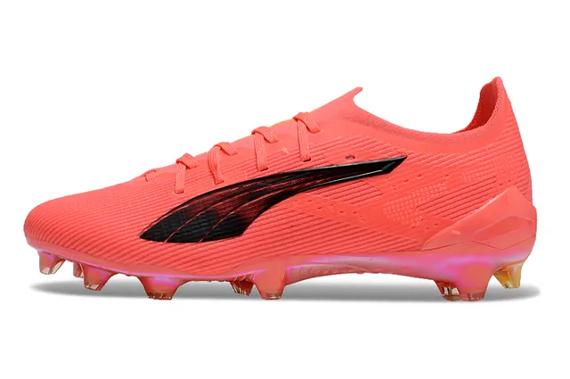 Puma Future Z কমলা গোলাপী লো-কাট মোল্ডেড-স্টাড টেক্সচার্ড সিন্থেটিক উপর ফার্ম-গ্রাউন্ড সকার শু 8