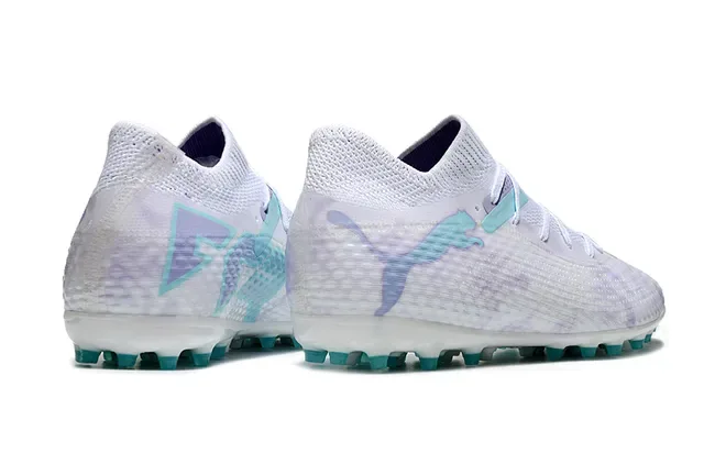 Puma Future Z 白紫色针织鞋面 扎染图案 草地足球鞋 5