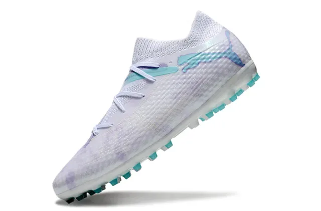 Puma Future Z 白紫色针织鞋面 扎染图案 草地足球鞋 7