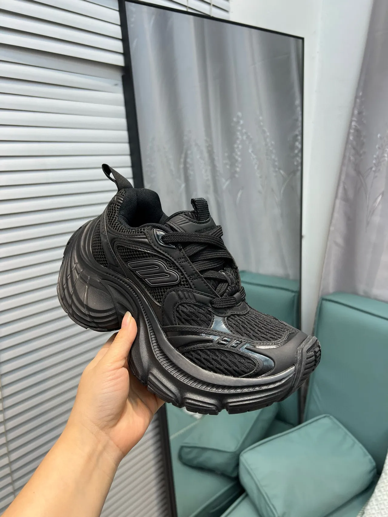 Puma RS-X Chunky Chaussures noires en maille et synthétique 6