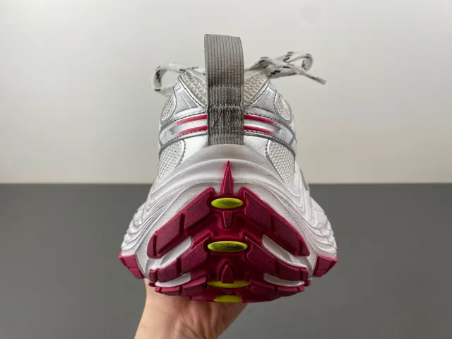 Puma RS-X সাদা লাল সোল মেশ এবং সিন্থেটিক ওভারলে চংকি স্নিকার্স 4