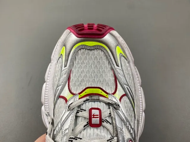 Puma RS-X সাদা লাল সোল মেশ এবং সিন্থেটিক ওভারলে চংকি স্নিকার্স 5