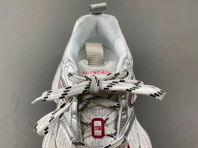 Puma RS-X সাদা লাল সোল মেশ এবং সিন্থেটিক ওভারলে চংকি স্নিকার্স 6