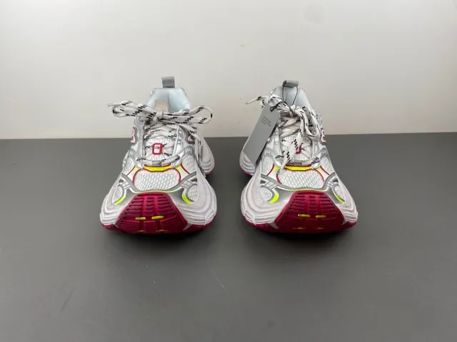 Puma RS-X সাদা লাল সোল মেশ এবং সিন্থেটিক ওভারলে চংকি স্নিকার্স 11