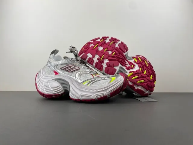Puma RS-X সাদা লাল সোল মেশ এবং সিন্থেটিক ওভারলে চংকি স্নিকার্স 12