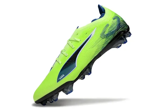 Puma Ultra Carbon Neon Lime Green Firm-Ground Soccer Shoes 3