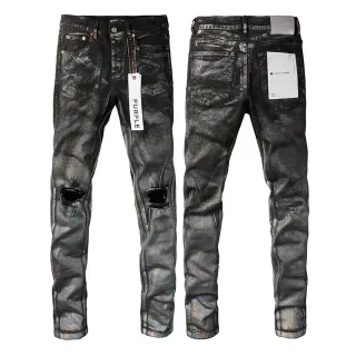Purple Brand Calça Jeans Desgastada Lavado Ácido Slim Fit