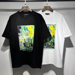 Purple Brand Graphic Print Oversized T-Shirt