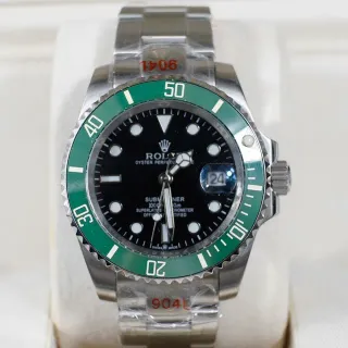 Rolex Submariner Green Bezel Black Dial Mechanical Watch