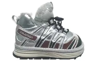 Salomon ACS Pro Botas de neve isoladas pretas e prateadas de bico alto 4