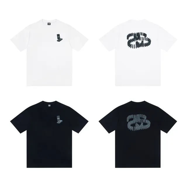 Stussy डोमिनो मोटिफ ग्राफ़िक टी-शर्ट 2