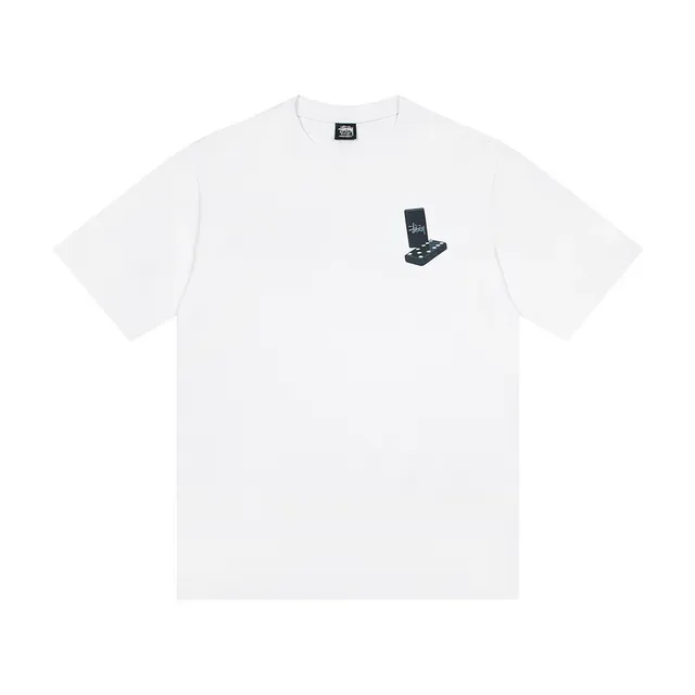 Stussy डोमिनो मोटिफ ग्राफ़िक टी-शर्ट 4