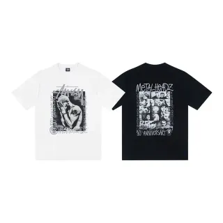 Stussy x Metalheadz 30वीं वर्षगांठ ग्राफिक टी-शर्ट