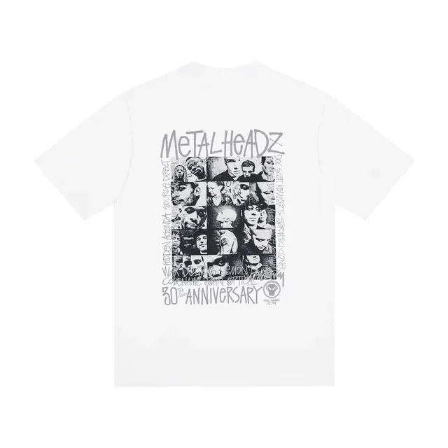 Stussy x Metalheadz 30वीं वर्षगांठ ग्राफिक टी-शर्ट 5